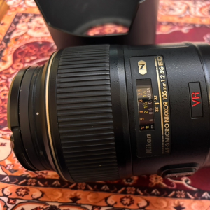 Af-S Micro Nikkor 105mm, F2.8, VR