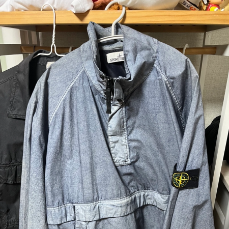 스톤아일랜드 레진포플린아노락xxl