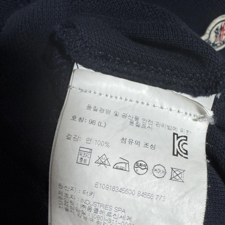 (L) 백화점 몽클레어 카라 티셔츠