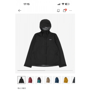 파타고니아 토렌트쉘 3L 자켓 블랙 M