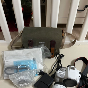 캐논 EOS 100D DSLR 화이트 풀구성