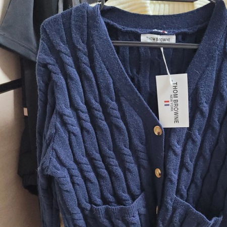 톰브라운 네이비 가디건 새상품