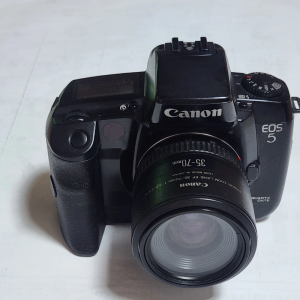 CANON EOS5바디 캐논35-70mm렌즈 SLR필림 카메라상태양호