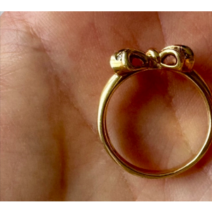 18k 리본반지 8호