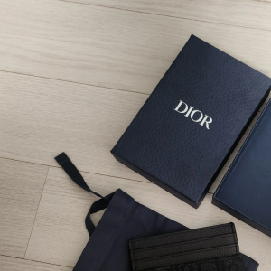 디올 오블리크 카드지갑 블랙 새상품급
