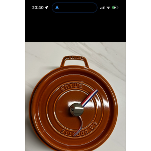 (새상품) 스타우브 원형 꼬꼬떼 26센치 시나몬