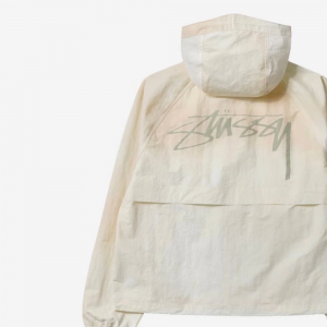 스투시 tal웨이브 다이 비치 쉘 자켓 본