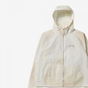 스투시 tal웨이브 다이 비치 쉘 자켓 본