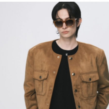 [M]노이스 퓨어 카라 자켓 베이지 osm팝니다