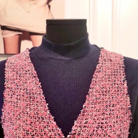 시슬리 uv트위드 원피스