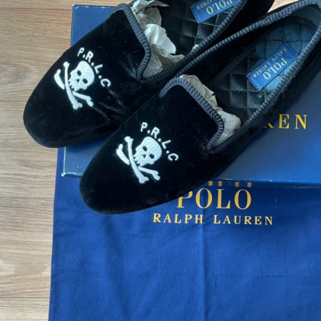 폴로 랄프로렌 스컬 ufr벨벳슬리퍼(로퍼) 270