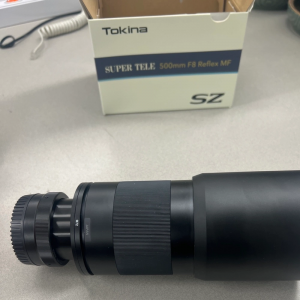 Tokina 슈퍼 텔레 500mm F8 렌즈 소니 마운트 슈퍼 반사렌즈