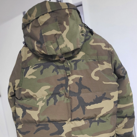 캐나다구스 레어템 ex밀리터리패딩