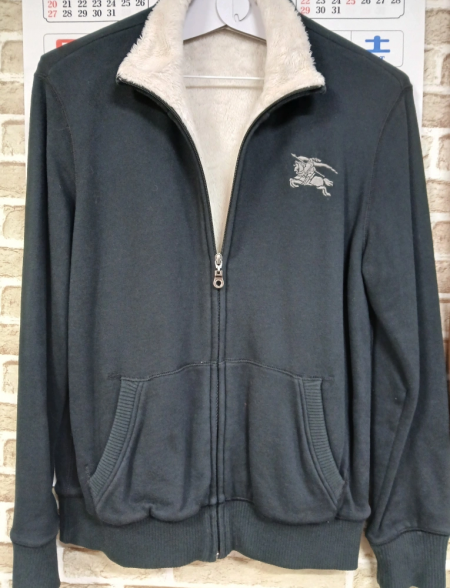 버버리 orm털 기모 집업