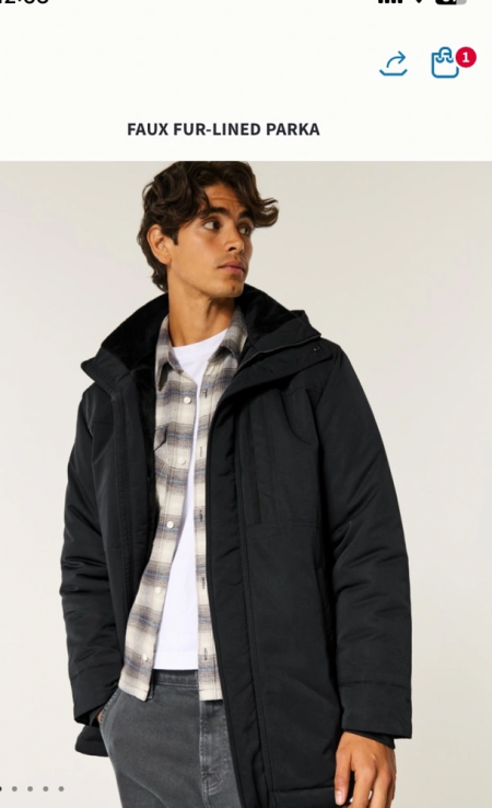 남성 xf홀리스터 Hollister 파카 자켓