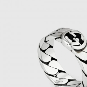 구찌 py반지 15호 (눌림있음 스크래치있음) 실버(은)제품