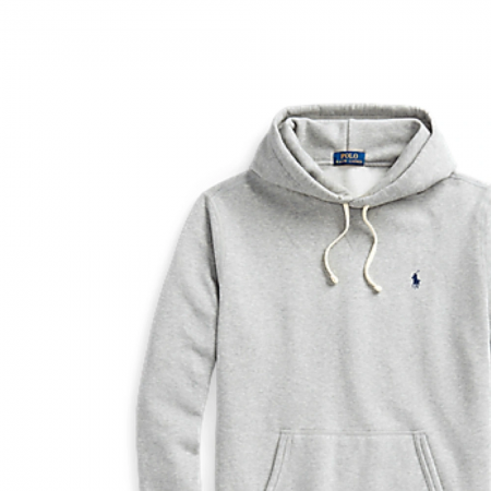 [정품] 폴로 랄프로렌 아이콘 로고 스웻 후드 그레이 fvgL