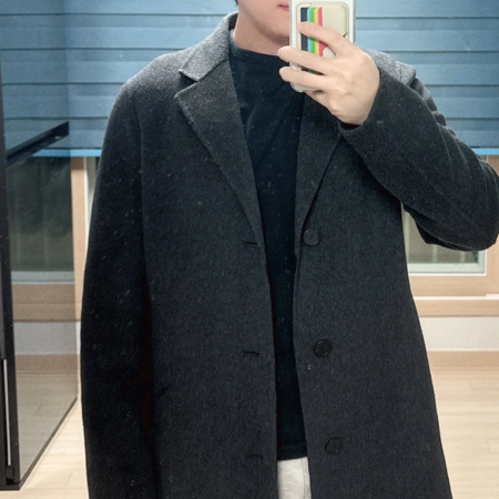 띠어리 hs100 캐시미어 양면 도쿄 차콜 팝니다.