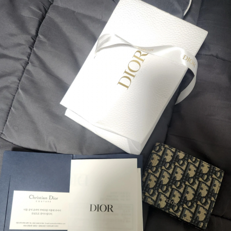 디올 오블리크 wz반지갑