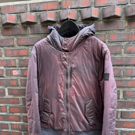 아르마니 익스체인지 가먼트 다이 패디드 if후드 점퍼