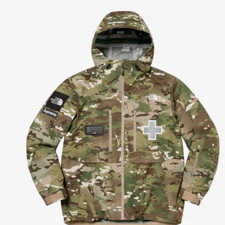 슈프림노스페이스 22ss khz마운틴프로레스큐 자켓 카모 XL