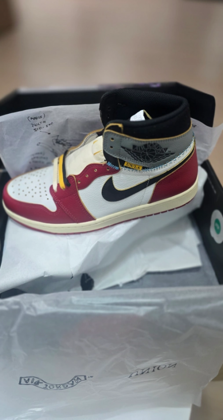 조던 1 arvx 유니온 레트로 하이 OG 시카고 쉐도우(275)팝니다.