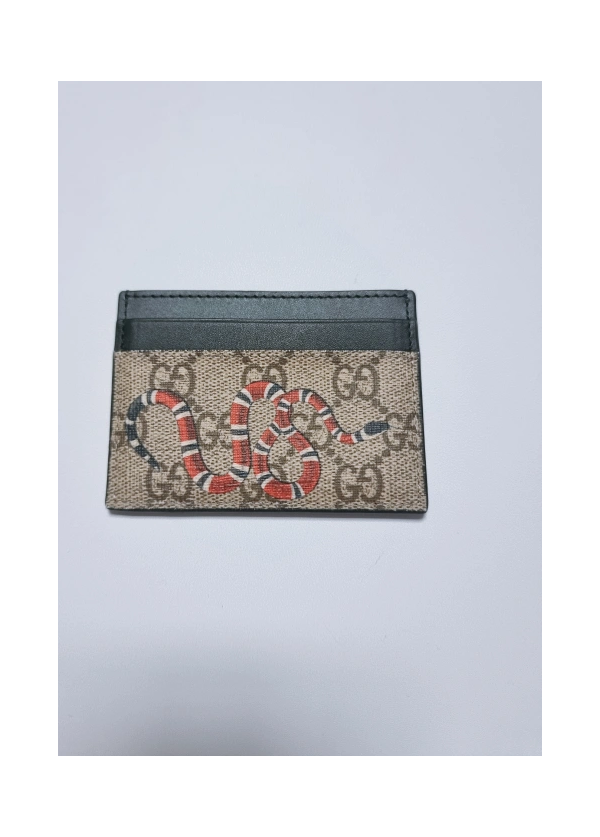 구찌  정품스네이크 카드 jt지갑