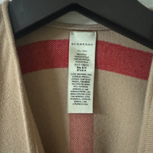 버버리 양면 kjk울 케이프 숄