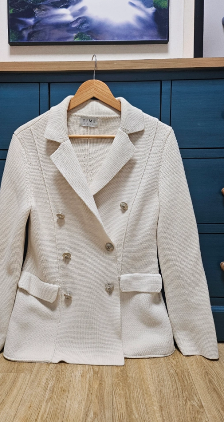 타임 니트 pc쟈켓