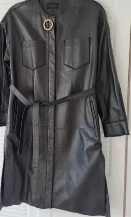 꼼빠니아 양가죽 코트