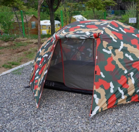 폴러 투맨 독개구리 텐트