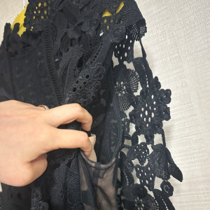 셀프포트레이트 블랙 jw롱원피스