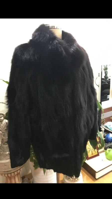 블랙 폭스 uiq여우털 밍크