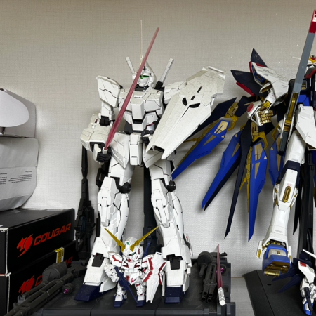 PG건담 가조립 일괄만