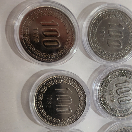 희귀동전 및 미사용제 100원