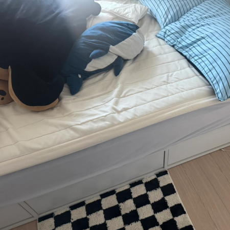 LED 조명 3단 벙커 수납 서랍 침대 슈퍼 싱글 프레임