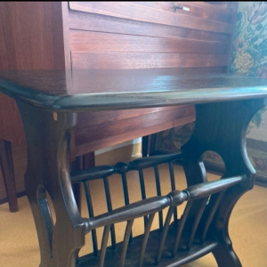 빈티지 테이블 매거진랙