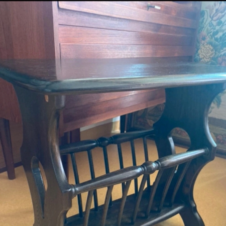 빈티지 테이블 매거진랙