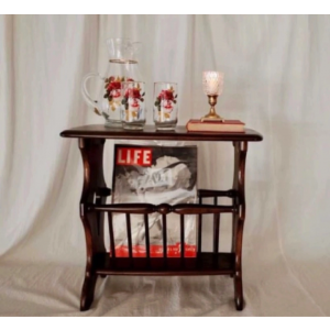 빈티지 테이블 매거진랙