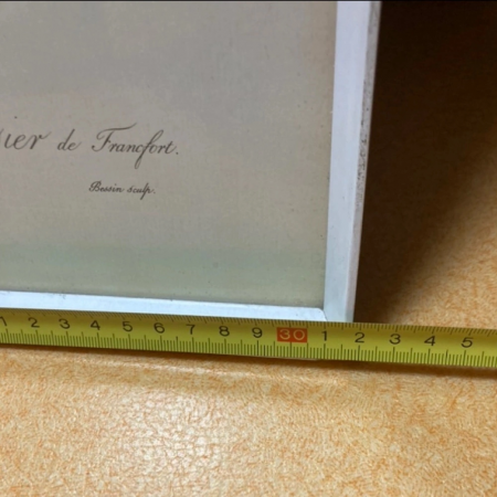 빈티지 르 두테 장미 액자