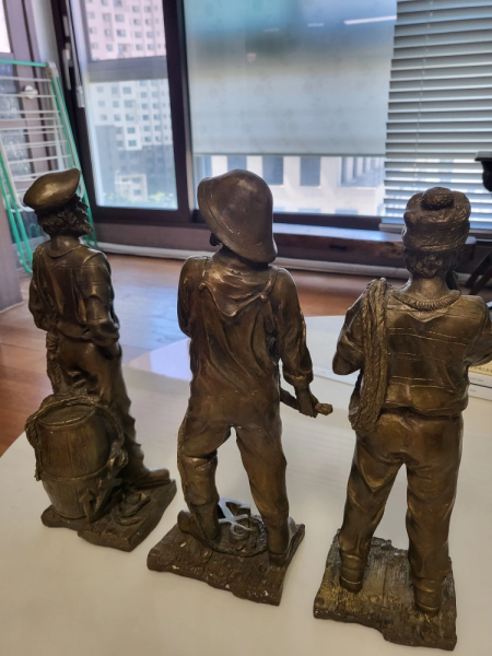 황동조각제품 3개 세트 분양합니다