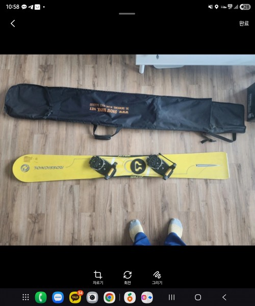 ROSSIGNOL 알파인 스노우보드 중고 팝니다. (데크 170cm)